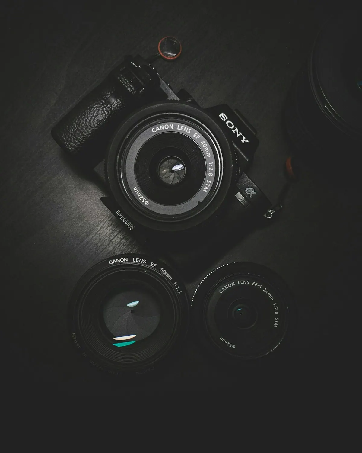 Camera close-up