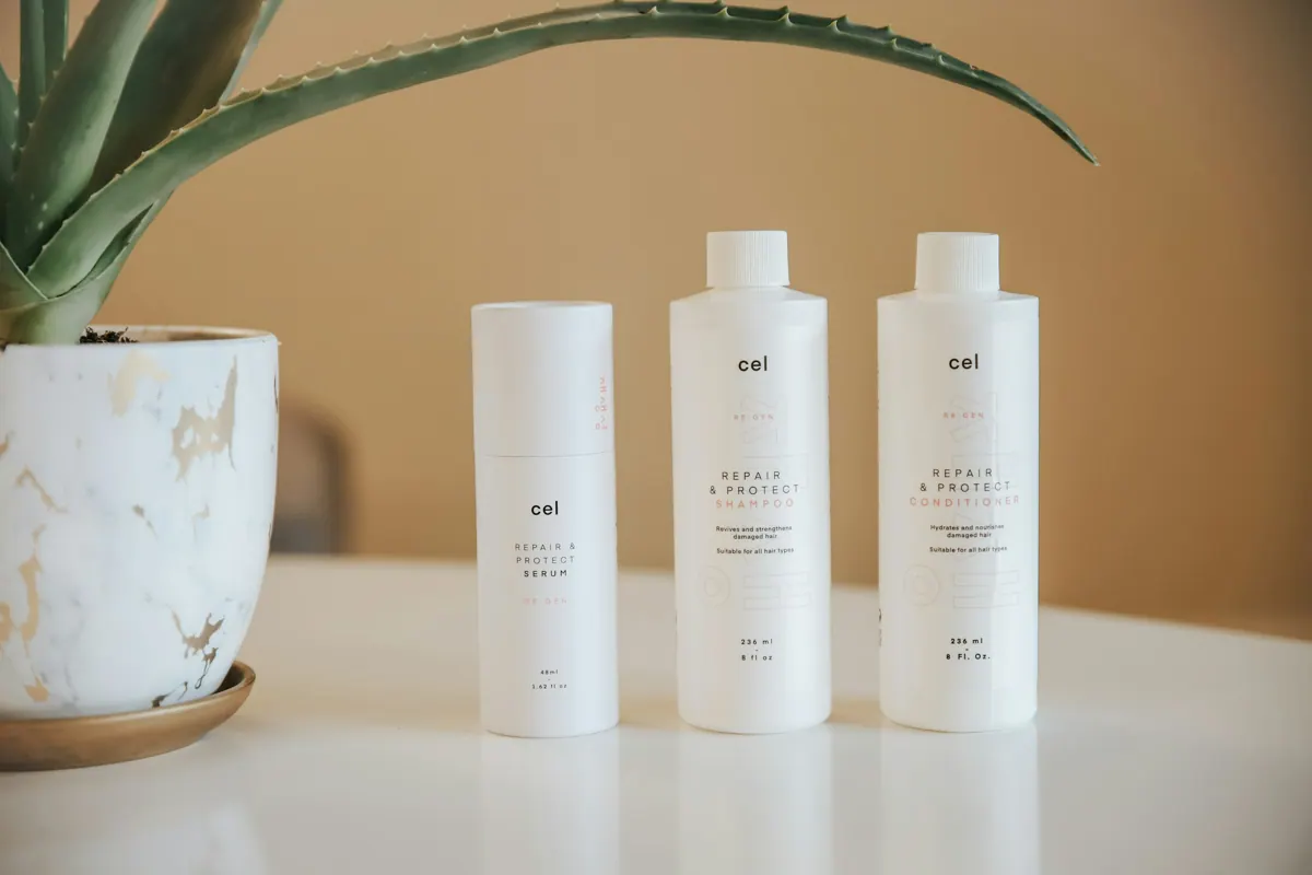 Minimal skincare packaging